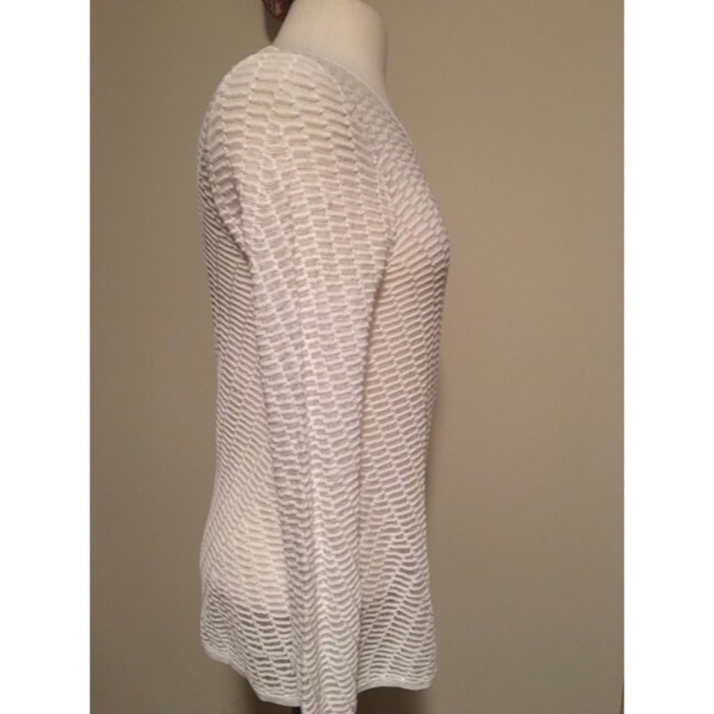NIC ZOE Sheer Web Long Sleeve Criss Cross - Tunic - Picture 6 of 7